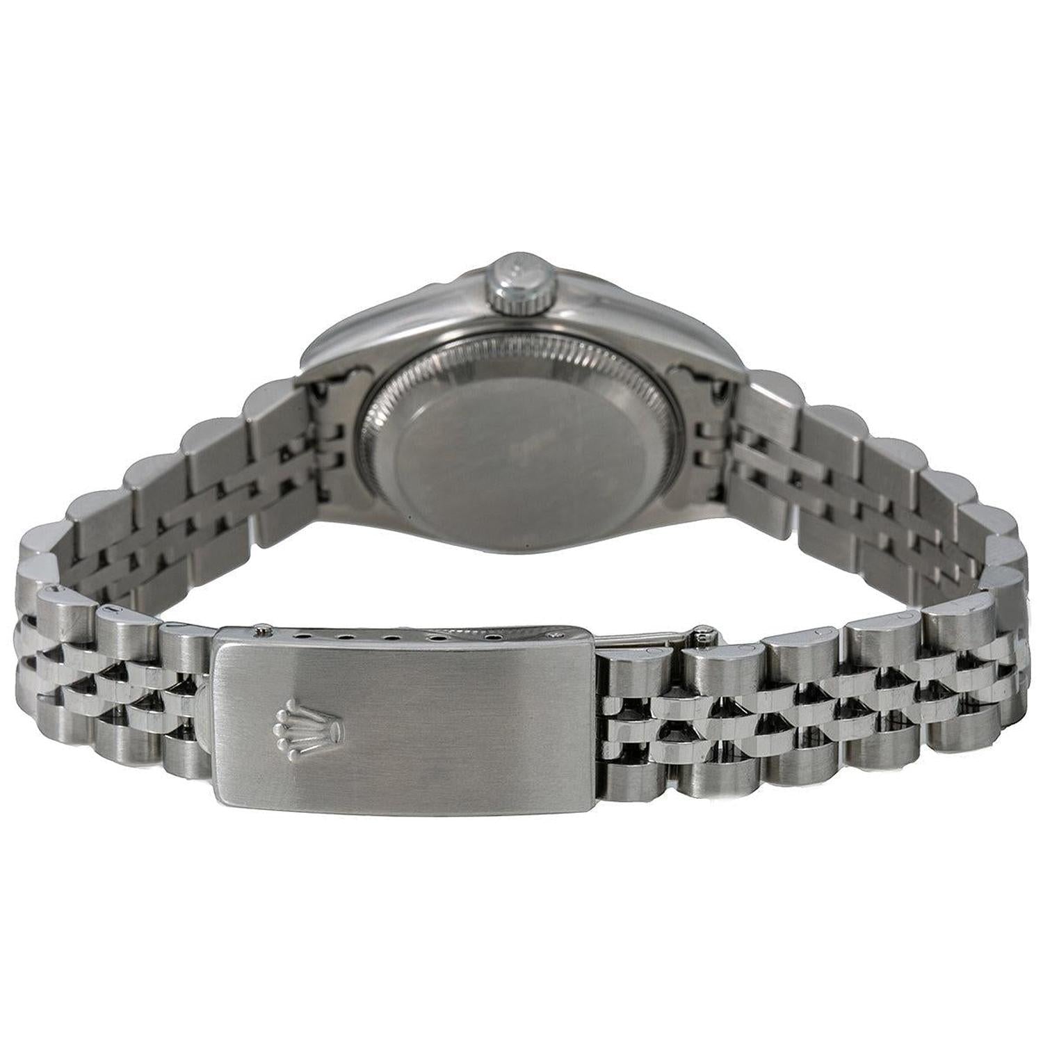 Rolex Datejust 26MM 79174 Everose Arabic Dial Fluted Bezel Stainless Steel Jubilee Bracelet