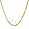 10K Yellow Gold 3.6mm Hollow Franco Chain Available In Sizes 18"-26"