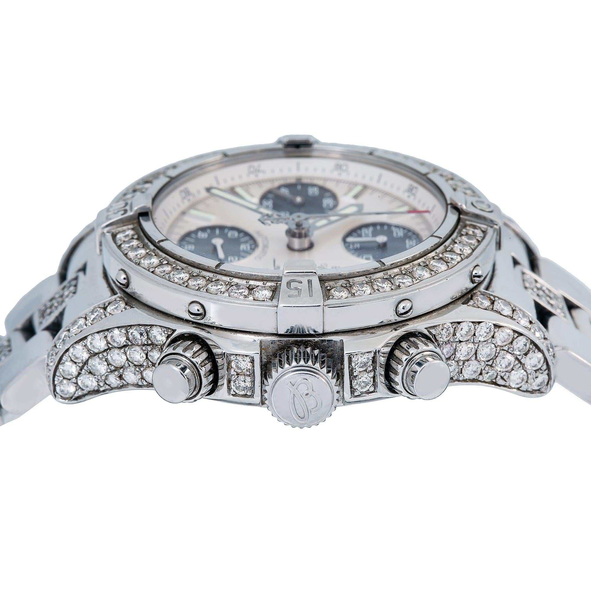 Breitling Superocean Chronograph II A13340 42MM White Dial With Stainless Steel Bracelet