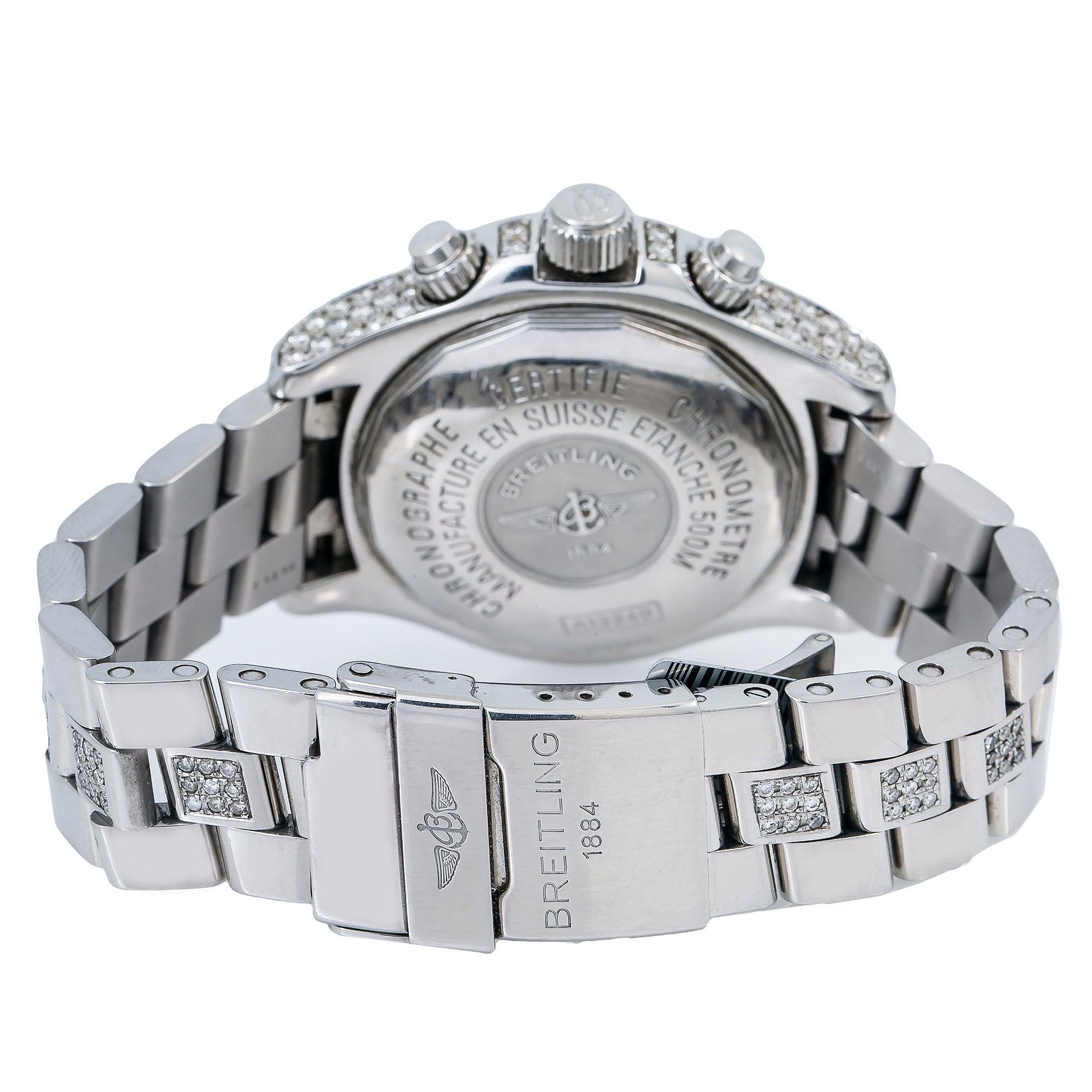 Breitling Superocean Chronograph II A13340 42MM White Dial With Stainless Steel Bracelet