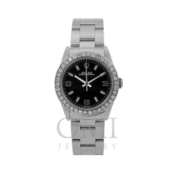 Rolex Oyster Perpetual Date 69240 26MM Black Dial With Stainless Steel Oyster Bracelet