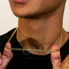 10K Yellow Gold 2.62mm Hollow Cuban Link Chain Available In Sizes 18"-26"