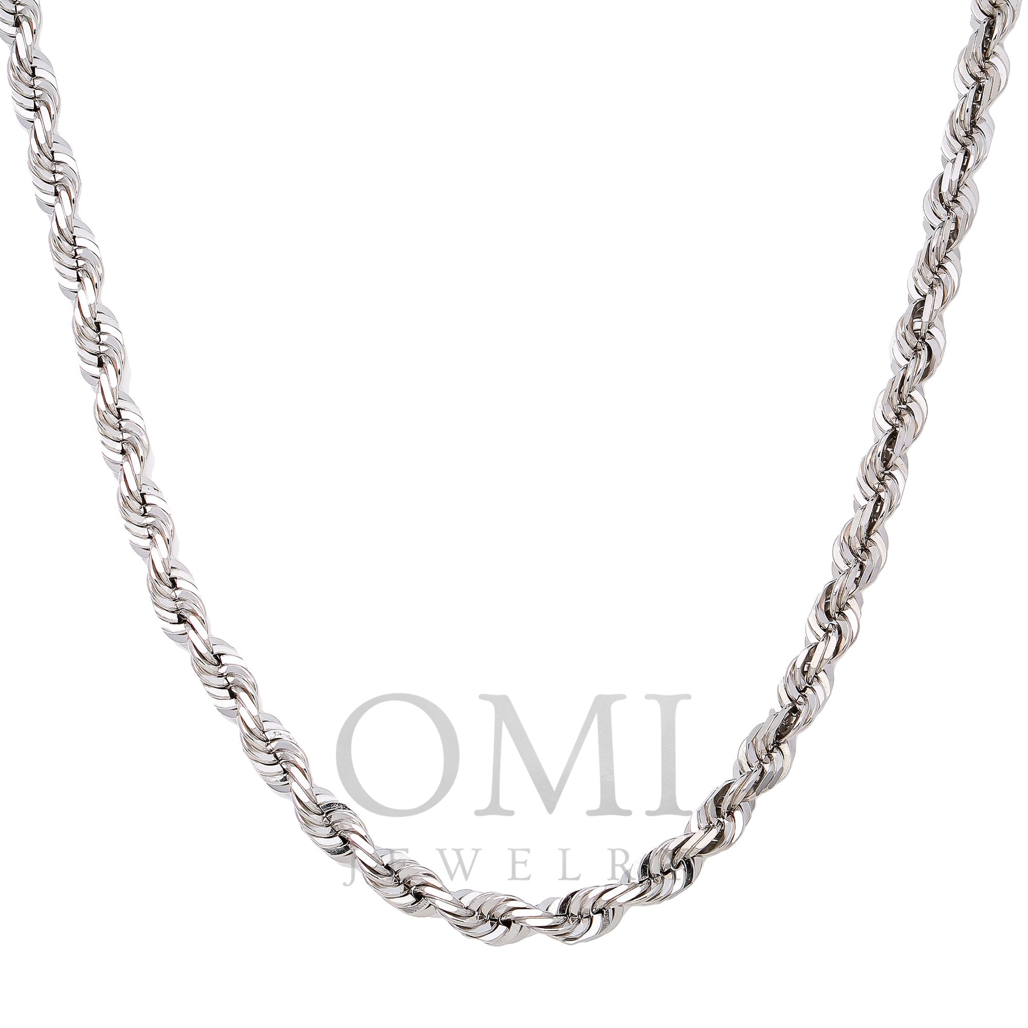 10K Yellow Gold 6mm Rope Chain Necklace 6mm / 28 Inches