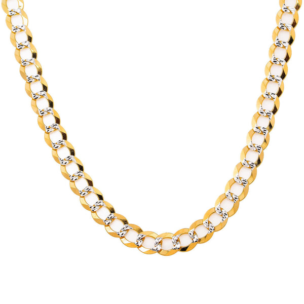 アクセサリー 10K Yellow Gold Diamond Cuban Necklace 10K Yellow Gold ToranoMAX™ Diamond Cuban Link Chain – Kilani