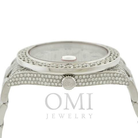 Rolex Datejust II Diamond Watch, 116300 41mm, Stainless Steel 15CT Diamonds
