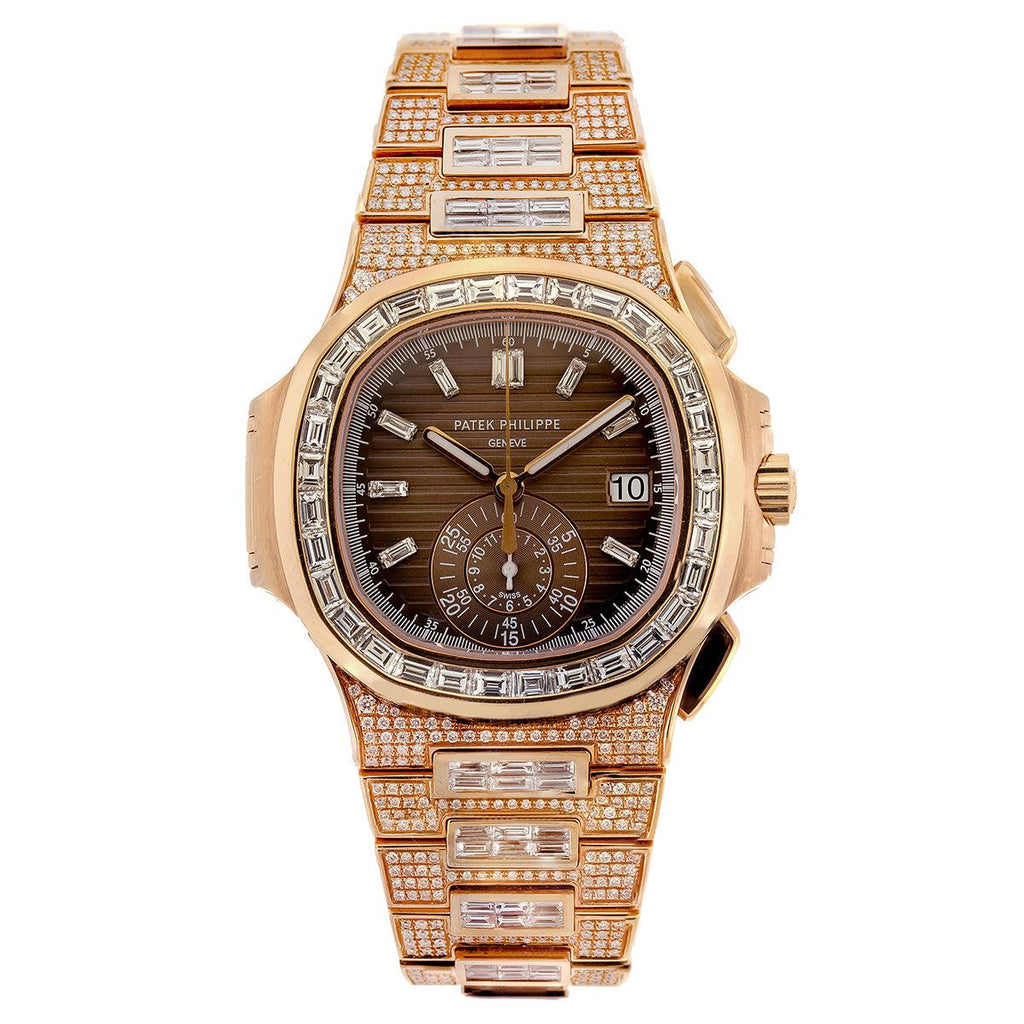 Patek philippe rose gold with diamonds Clearance