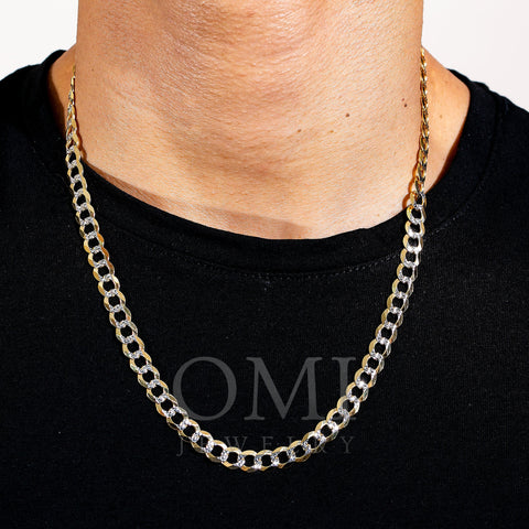 7mm Rope Chain Necklace Solid 10K Yellow Gold Diamond Cut 20 Guranteed 10K Gold