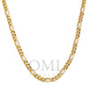 10K Yellow Gold 3.95mm Hollow Figaro Chain Available In Size 18"-26"