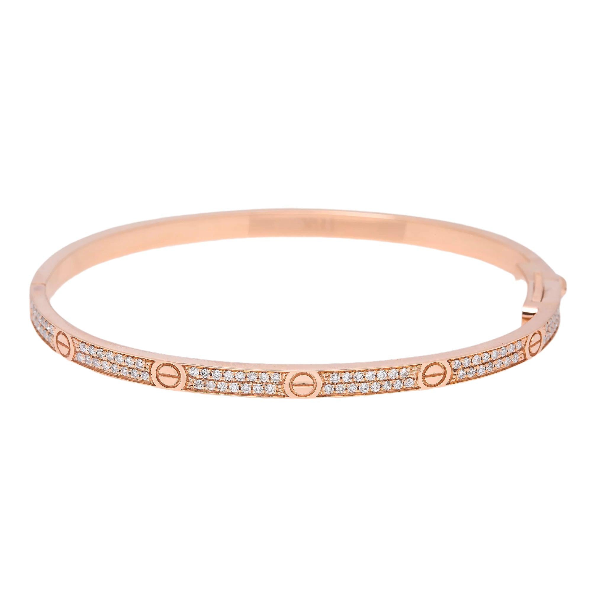 18K ROSE GOLD CUSTOM BRACELET WITH DIAMONDS