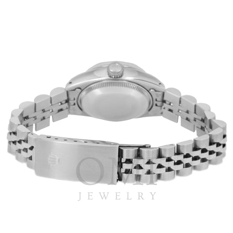Rolex Datejust Diamond Watch, 26mm, Black Diamond Dial With Stainless Steel Jubilee Bracelet