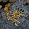 10k Yellow Gold 3mm Solid Miami Cuban Chain Link Available In Sizes 18"-26"