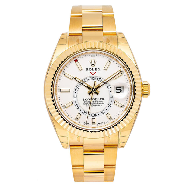 Rolex white clearance and yellow gold