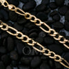 10K Yellow Gold 8.51mm Hollow Figaro Chain Available In Sizes 18"-26"