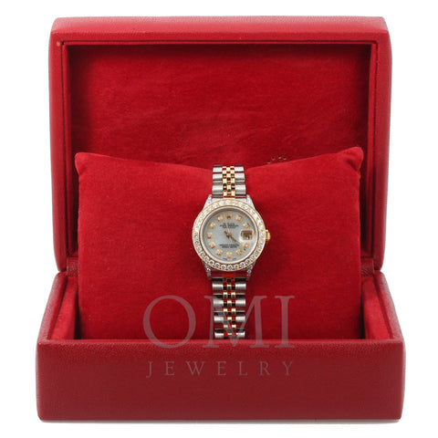 Rolex Datejust Diamond Watch, 26mm, Mother of Pearl Diamond Dial Jubil ...