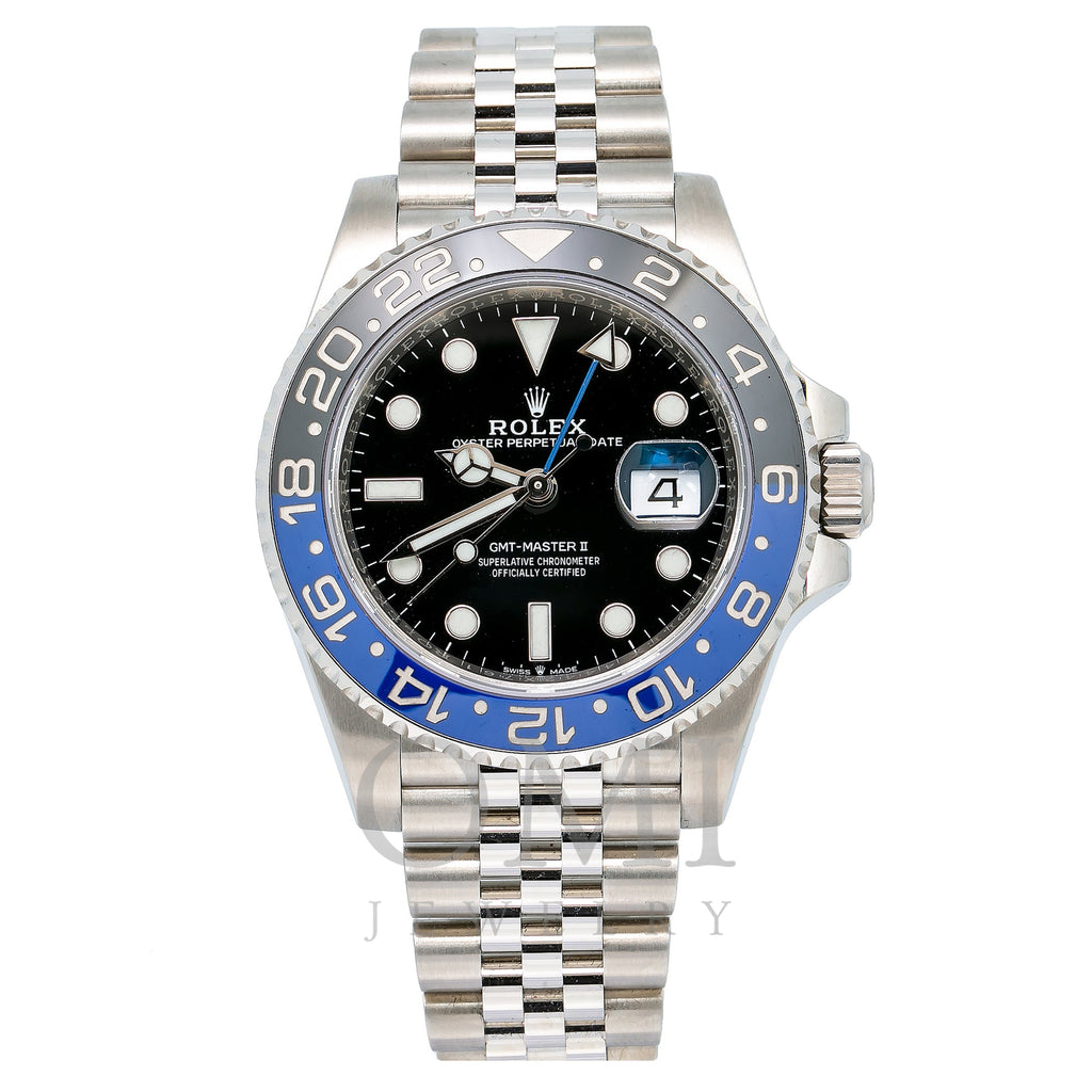 Rolex GMT-Master II 126710BLNR 40MM Black Dial With Stainless Steel Jubilee Bracelet
