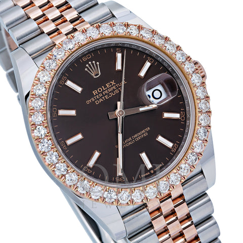 Rolex Datejust 41 126331 41MM Brown Dial With Two Tone Jubilee Bracelet