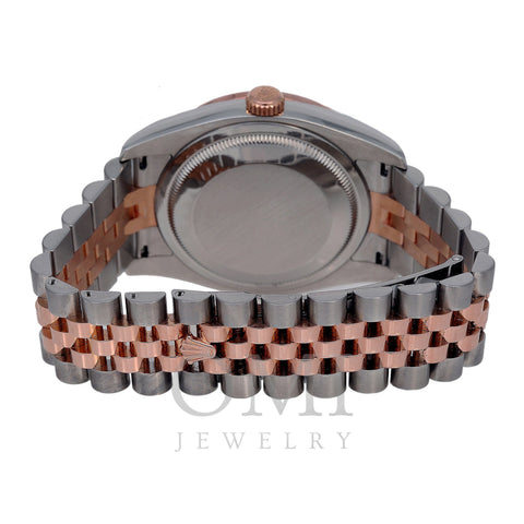 Rolex Datejust Diamond Watch, 116231 36mm, Pink Diamond Dial With 1.20 CT Diamonds