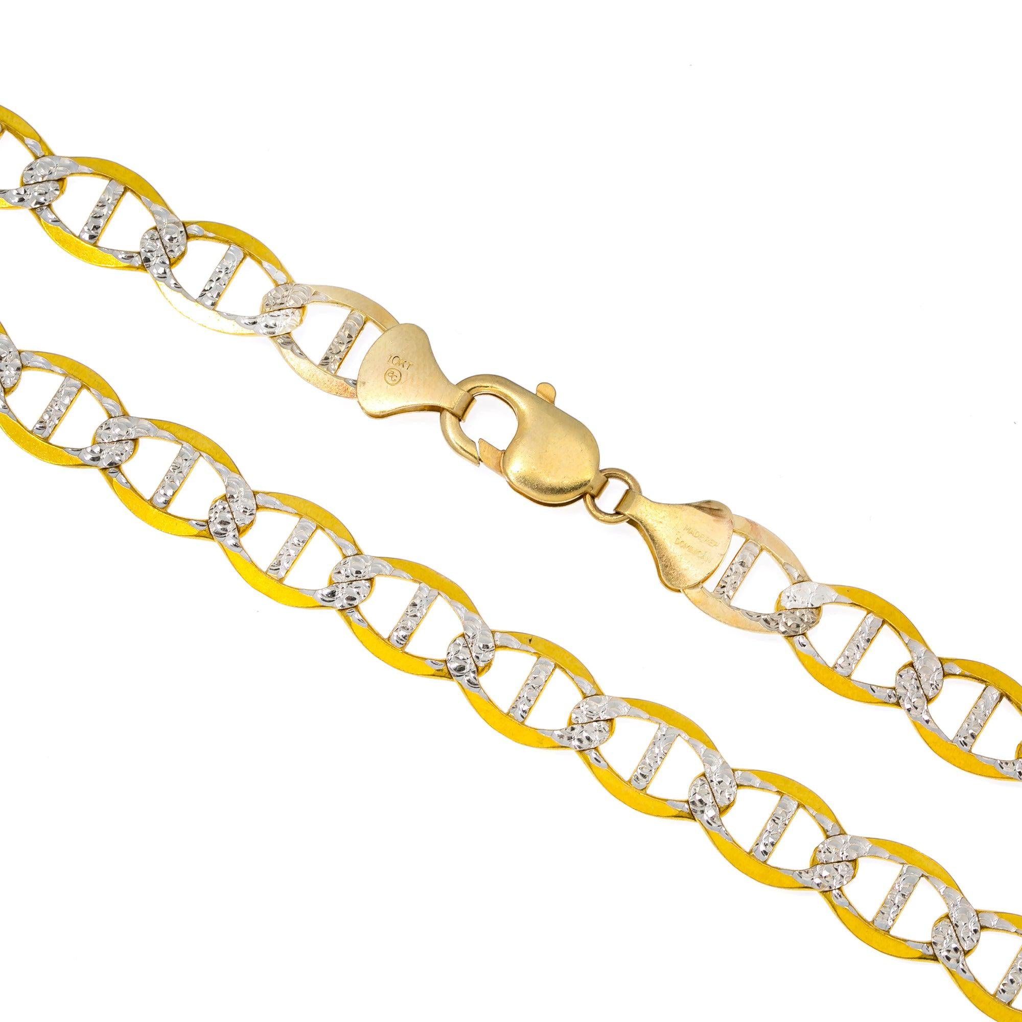 10k Yellow Gold 11mm Diamond Cut Gucci Chain Available In Sizes 18"-26"