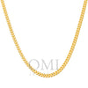 10K Yellow Gold 3.6mm Hollow Box Franco Chain Available In Sizes 18"-29.5"