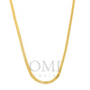 10K Yellow Gold 2.35mm Hollow Box Franco Chain Available In Sizes 18"-26"