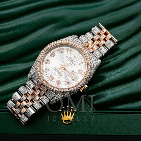 Rolex Datejust 116231 36MM Silver Dial With 13.25 CT Diamonds