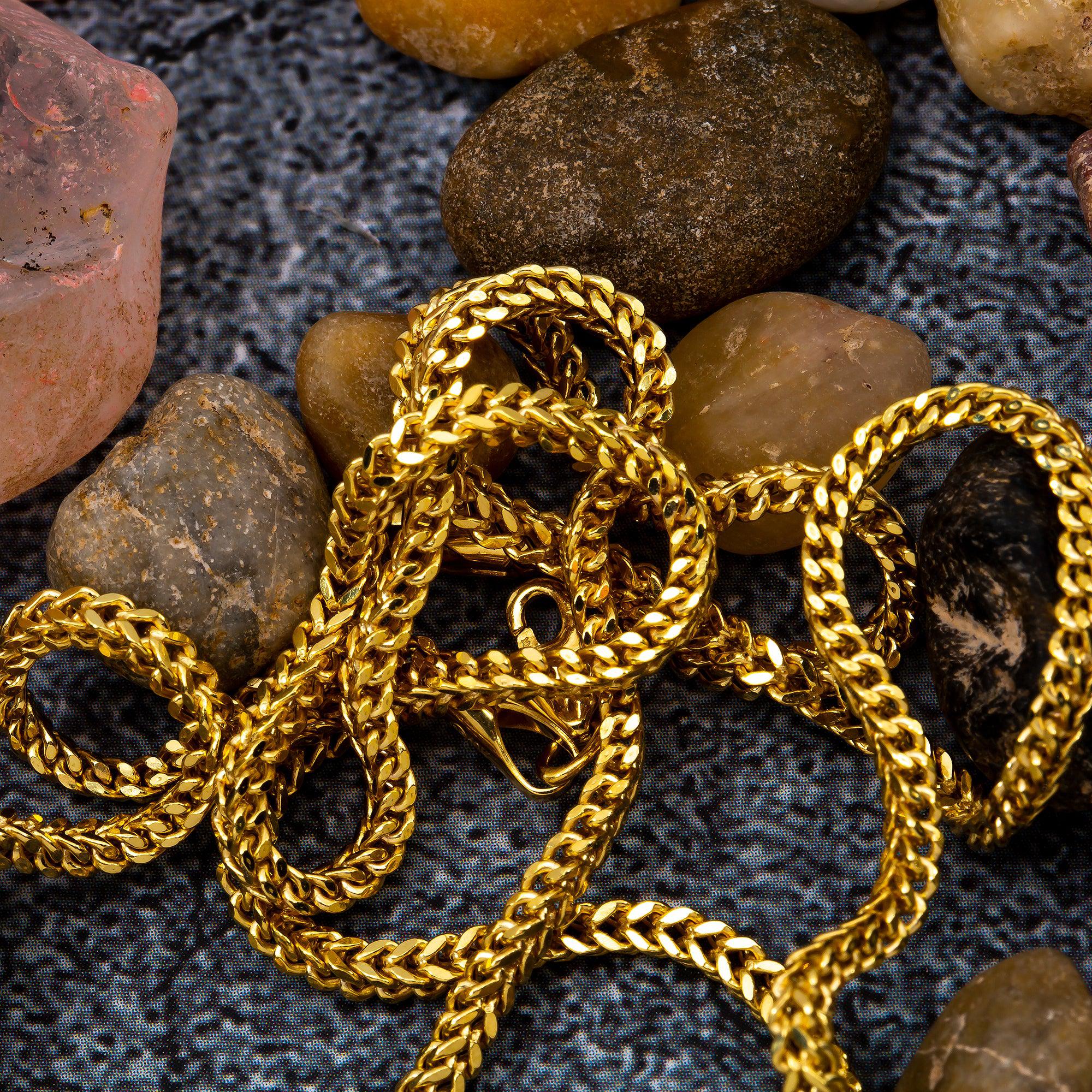 10K Yellow Gold 2.35mm Hollow Box Franco Chain Available In Sizes 18"-26"