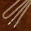 14K Yellow Gold 5mm Hollow Cuban Link Chain Available In Sizes 18"-26"