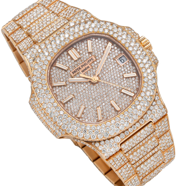 Patek philippe rose gold with diamonds Clearance