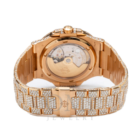 18K Rose Gold Patek Philippe Nautilus 5711/1R 40mm Diamond Watch