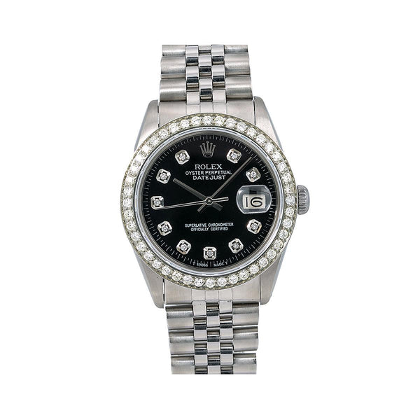 Rolex oyster perpetual datejust superlative 2025 chronometer officially certified with diamonds