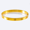 Women's Plain Gold Bangles