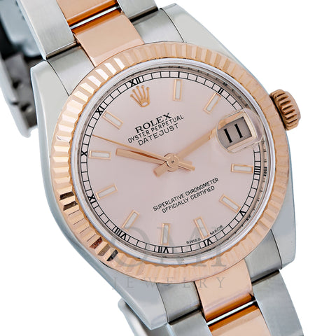 Rolex Lady-Datejust 178271 31MM Pink Dial With Two Tone Oyster Bracelet