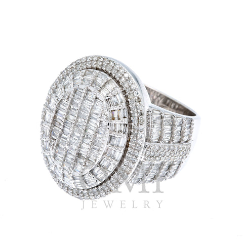 14K WHITE GOLD BAGUETTE DIAMOND RING 2.47 CT