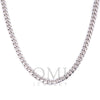 10K White Gold 5.14mm Hollow Cuban Chain Available In Sizes 18"-26"