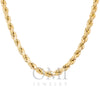 10K Yellow Gold 8.72mm Hollow Rope Chain Available In Sizes 18"-26"