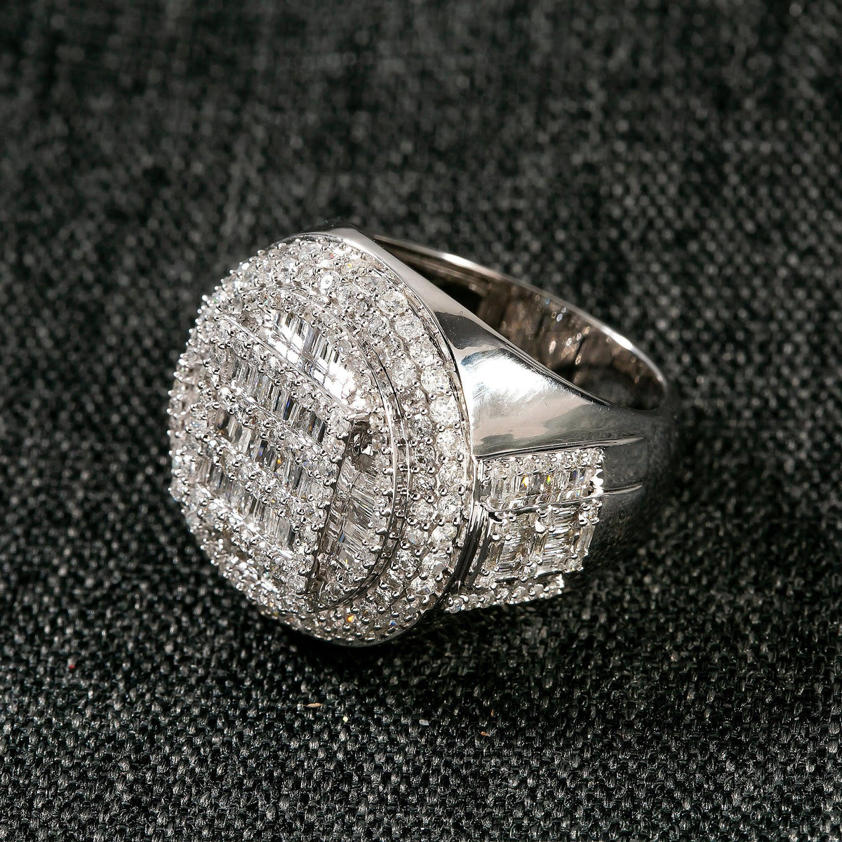 14K WHITE GOLD DIAMOND RING 2.63 CT