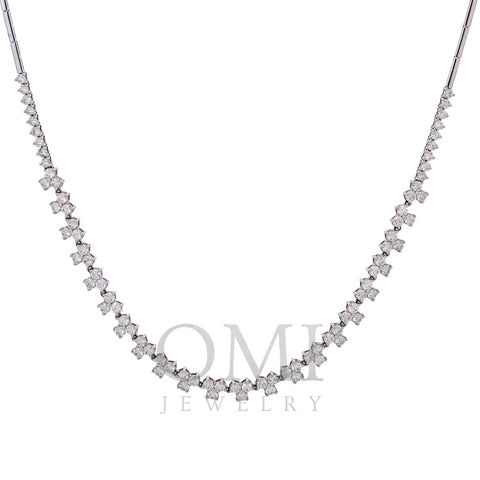 18K White Gold Women's Necklace, 18