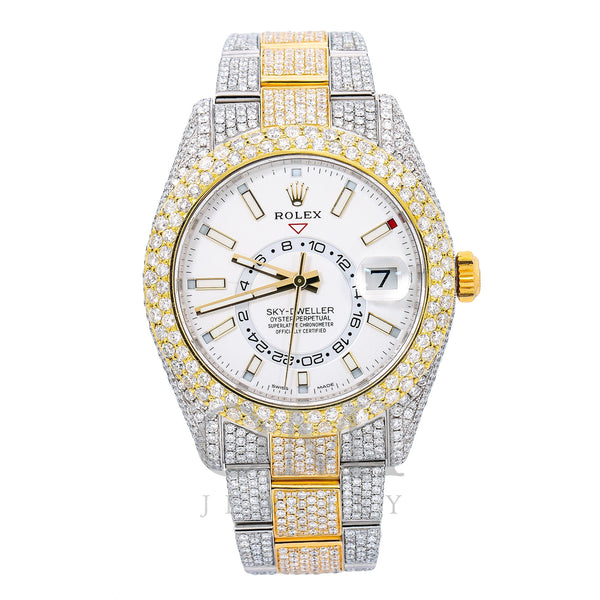 Rolex Sky-Dweller 326933 42MM White Dial With Two Tone Oyster Bracelet