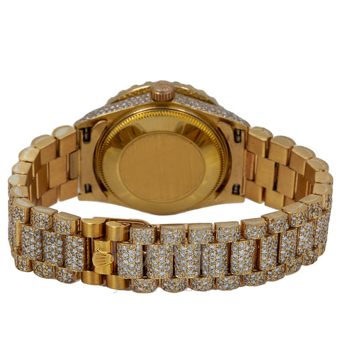 Rolex Datejust Diamond Watch, 68278 31mm, Champagne Diamond Dial With 12.25 CT Diamonds