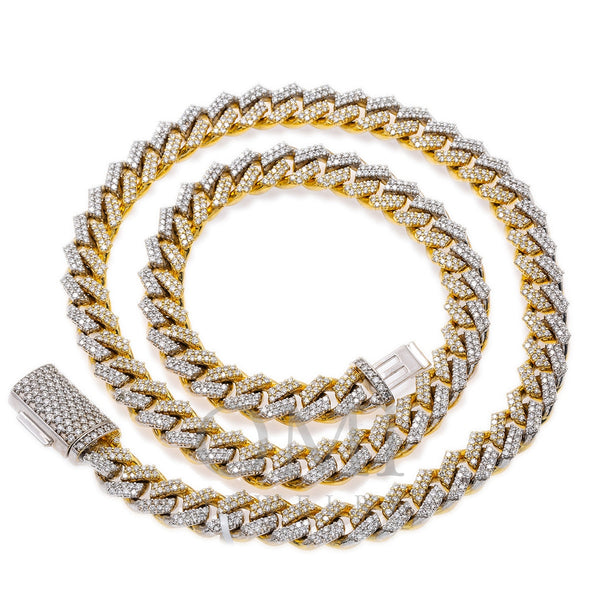 10K Two Tone Yellow and White Gold 22