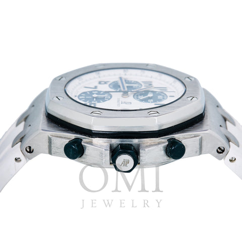 Audemars Piguet Royal Oak Offshore Chronograph 26170ST White Dial With Rubber Bracelet