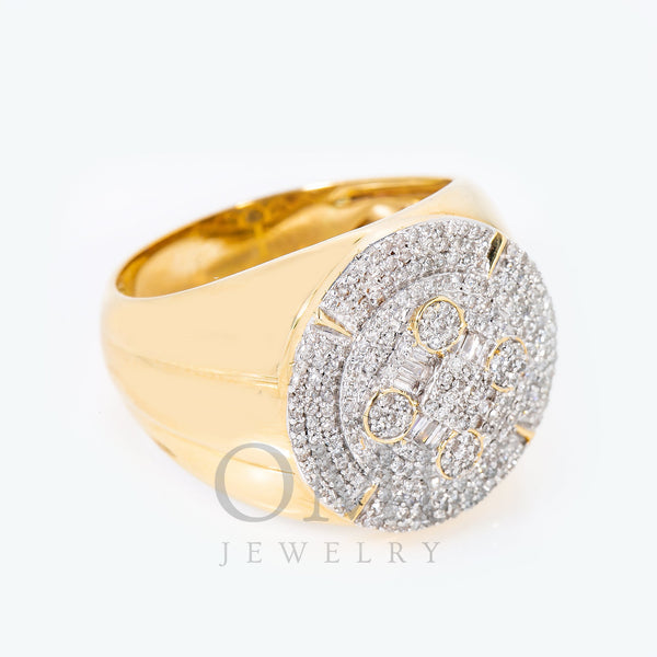 Mens Diamond-Accent 10K Yellow Gold Wedding Band - JCPenney