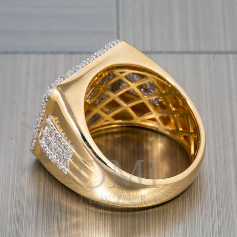 14K YELLOW GOLD MEN'S RING WITH 1.52 CT DIAMONDS - OMI Jewelry