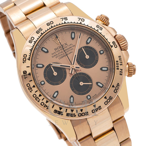 Rolex Daytona 116505 40MM Champagne Chronograph Dial With Rose Gold Oyster Bracelet