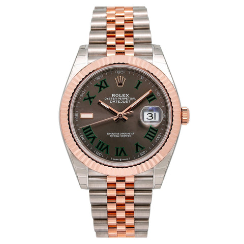 Rolex Datejust 126331 41MM Wimbeldon Dial With Two Tone Jubilee Bracelet