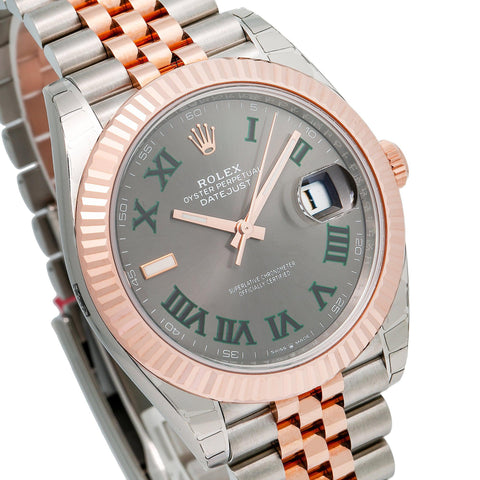 Rolex Datejust 126331 41MM Wimbeldon Dial With Two Tone Jubilee Bracelet