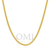 10k Yellow Gold 3mm Hollow Cuban Chain Available In Sizes 18"-26"