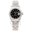 Rolex Lady-Datejust 79174 26MM Black Dial With Stainless Steel Bracelet
