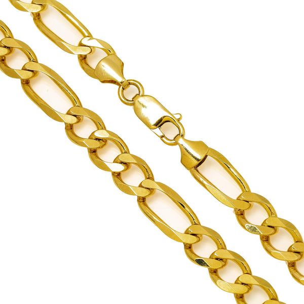 Buy 14k Yellow Gold 8mm Figaro Chain Available In Sizes 18