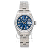 Rolex Oyster Perpetual Lady Datejust 69240 26MM Blue Diamond Dial With Stainless Steel Bracelet